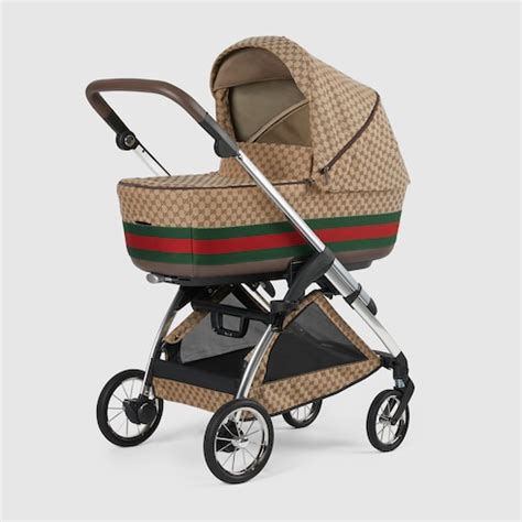 gucci kinderwagen original|Gucci stroller canvas.